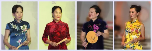 12位八十年代就读北京大学的才女们身着中国传统旗袍 （摄影：北大校友摄影俱乐部 娄健）