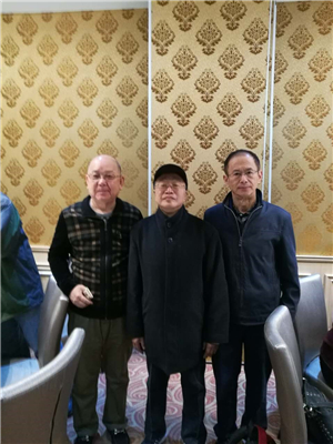 三位活动发起人李长吉、刘镇伟、郑斯宁