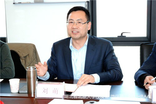 北大湖北校友会会长刘萌
