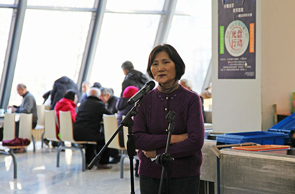 校友会常务副会长王丽梅致辞