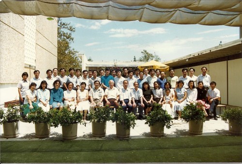 1987年南加州北大校友会UCLA合影