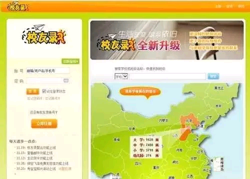 2000年左右上大学的,都上过Chinaren校友录